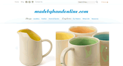 Desktop Screenshot of madebyhandonline.com